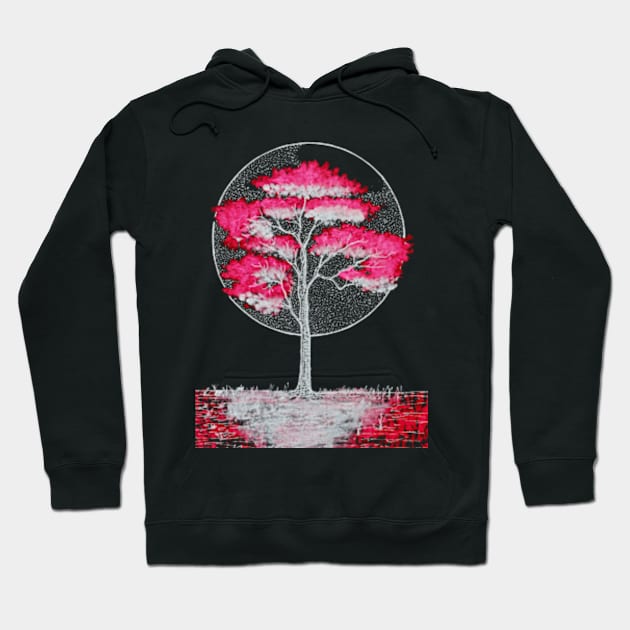 TREE RED. TREE OF LIFE. Hoodie by RENAN1989